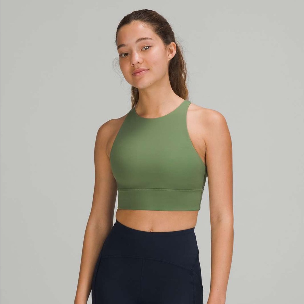 Lululemon Energy Bra High-Neck Longline Tough sz 8